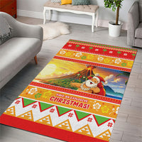 Hawaii Volcano Christmas Area Rug Have An Explosive Christmas LT05 - Polynesian Pride