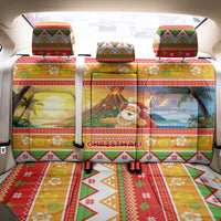 Hawaii Volcano Christmas Back Car Seat Cover Have An Explosive Christmas LT05 - Polynesian Pride