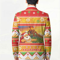 Hawaii Volcano Christmas Blazer Have An Explosive Christmas LT05 - Polynesian Pride
