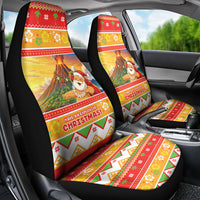Hawaii Volcano Christmas Car Seat Cover Have An Explosive Christmas LT05 - Polynesian Pride