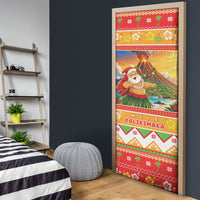 Hawaii Volcano Christmas Door Cover Have An Explosive Christmas LT05 - Polynesian Pride