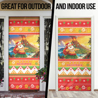 Hawaii Volcano Christmas Door Cover Have An Explosive Christmas LT05 - Polynesian Pride