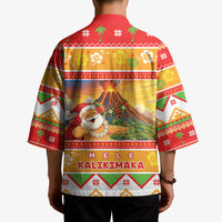 Hawaii Volcano Christmas Kimono Have An Explosive Christmas LT05 - Polynesian Pride