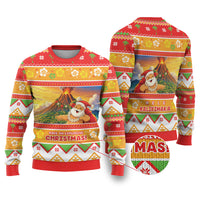 Hawaii Volcano Christmas Ugly Christmas Sweater Have An Explosive Christmas