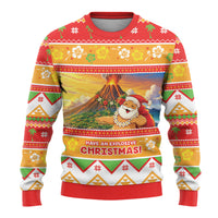 Hawaii Volcano Christmas Ugly Christmas Sweater Have An Explosive Christmas
