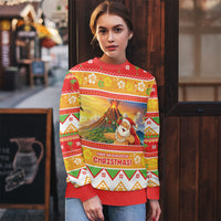 Hawaii Volcano Christmas Ugly Christmas Sweater Have An Explosive Christmas