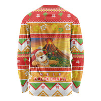 Hawaii Volcano Christmas Long Sleeve Shirt Have An Explosive Christmas