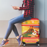 Hawaii Volcano Christmas Luggage Cover Have An Explosive Christmas LT05 - Polynesian Pride