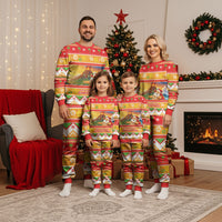 Hawaii Volcano Christmas Pajama Set Have An Explosive Christmas LT05 - Polynesian Pride