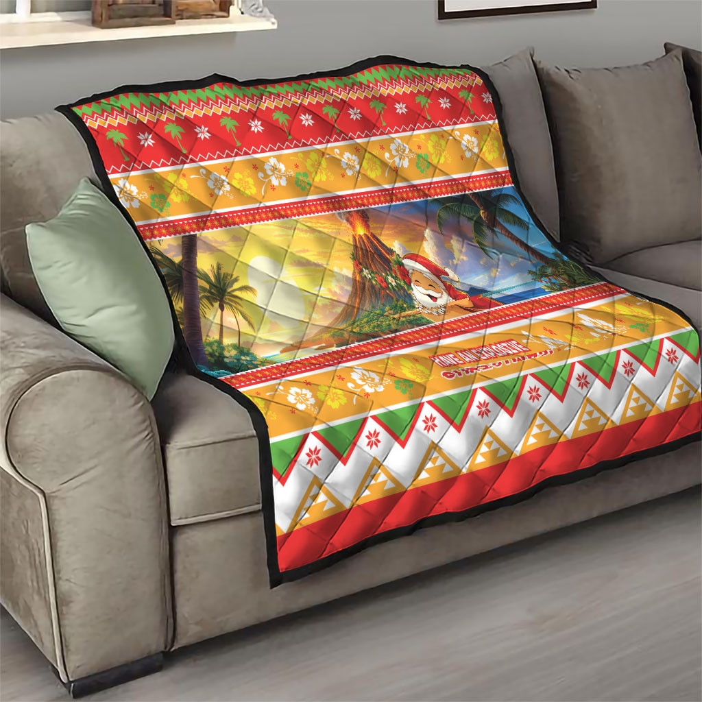 Hawaii Volcano Christmas Quilt Have An Explosive Christmas LT05 - Polynesian Pride