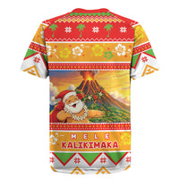 Hawaii Volcano Christmas Rugby Jersey Have An Explosive Christmas LT05 - Polynesian Pride