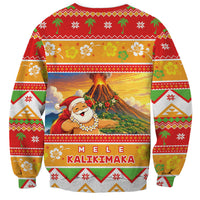Hawaii Volcano Christmas Sweatshirt Have An Explosive Christmas LT05 - Polynesian Pride