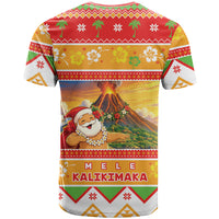 Hawaii Volcano Christmas T Shirt Have An Explosive Christmas LT05 - Polynesian Pride
