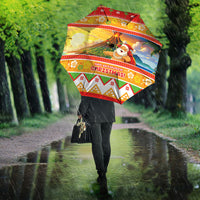 Hawaii Volcano Christmas Umbrella Have An Explosive Christmas LT05 - Polynesian Pride