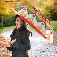 Hawaii Volcano Christmas Umbrella Have An Explosive Christmas LT05 - Polynesian Pride