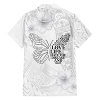 Lung Cancer Awareness Family Matching Long Sleeve Bodycon Dress and Hawaiian Shirt Never Give Up Polynesian Style LT05 - Polynesian Pride