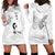 Lung Cancer Awareness Hoodie Dress Never Give Up Polynesian Style LT05 - Polynesian Pride