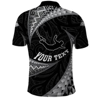 Personalised New Zealand Bungy Jumping Polo Shirt Maori Pattern LT05 - Polynesian Pride