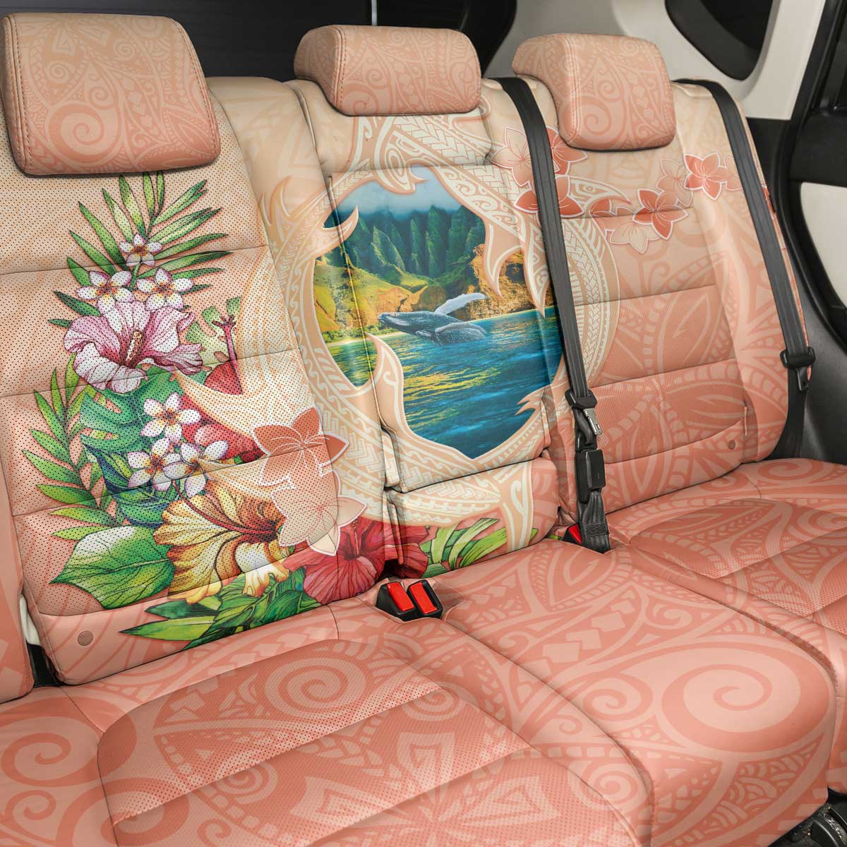 Hawaii Kauai Na Pali Coast Landscape Back Car Seat Cover