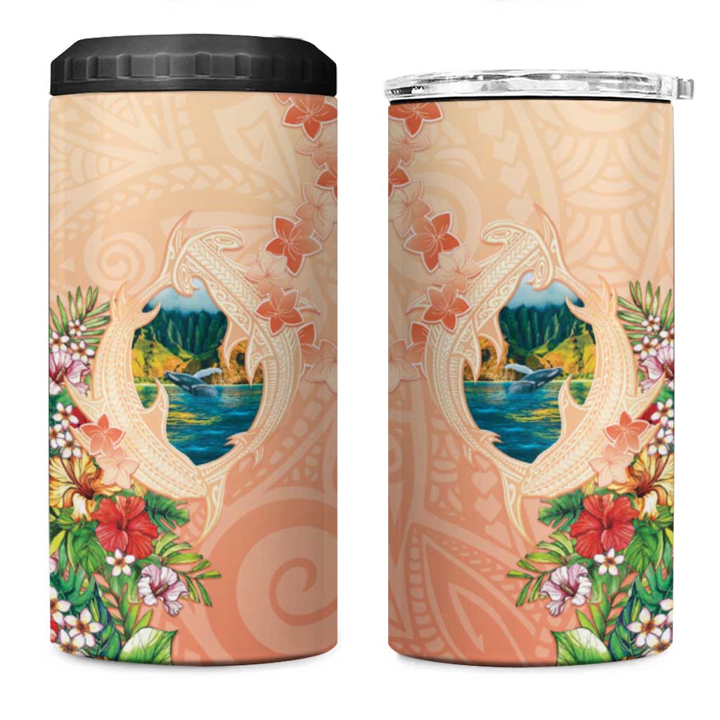 Hawaii Kauai Na Pali Coast Landscape 4 in 1 Can Cooler Tumbler