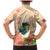 Hawaii Kauai Na Pali Coast Landscape Family Matching Mermaid Dress and Hawaiian Shirt