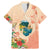 Hawaii Kauai Na Pali Coast Landscape Family Matching Mermaid Dress and Hawaiian Shirt