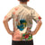 Hawaii Kauai Na Pali Coast Landscape Family Matching Puletasi and Hawaiian Shirt