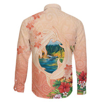 Hawaii Kauai Na Pali Coast Landscape Family Matching Puletasi and Hawaiian Shirt