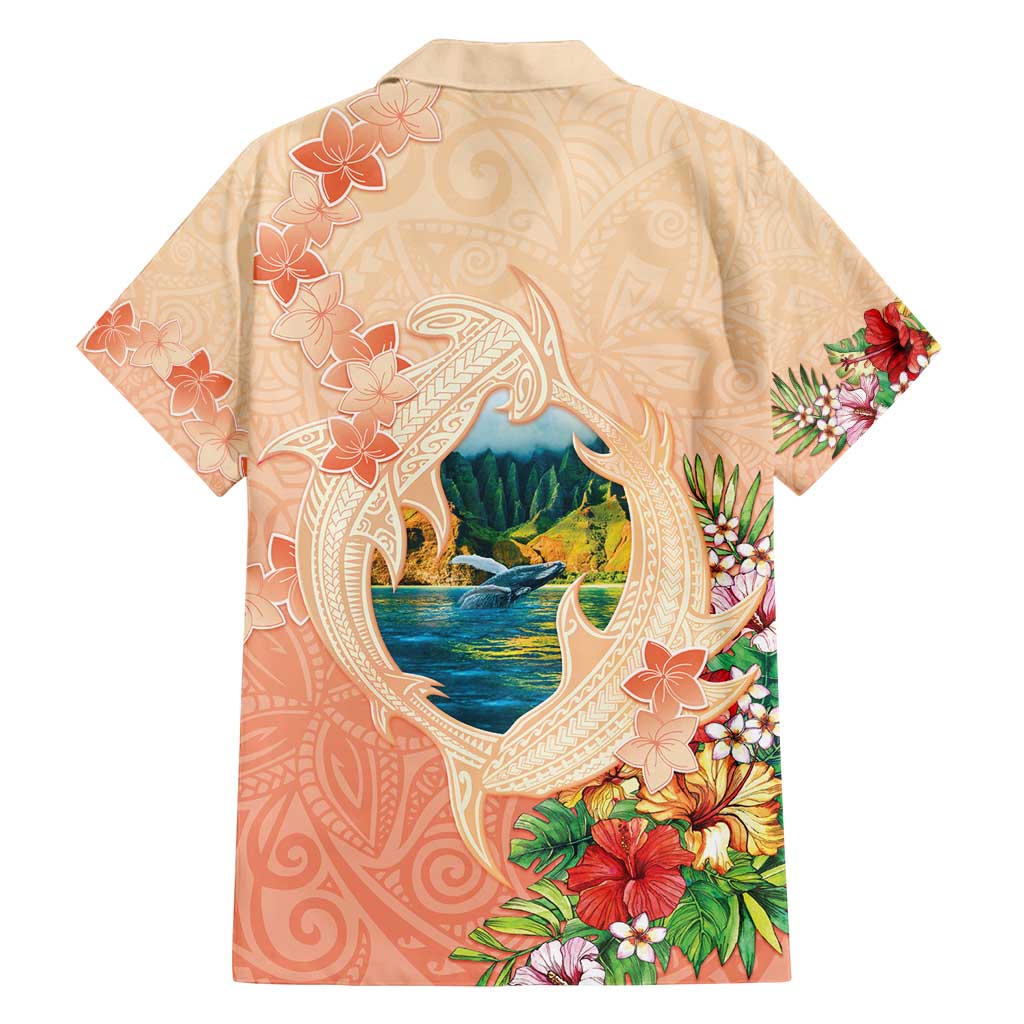 Hawaii Kauai Na Pali Coast Landscape Family Matching Summer Maxi Dress and Hawaiian Shirt