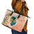 Hawaii Kauai Na Pali Coast Landscape Leather Tote Bag