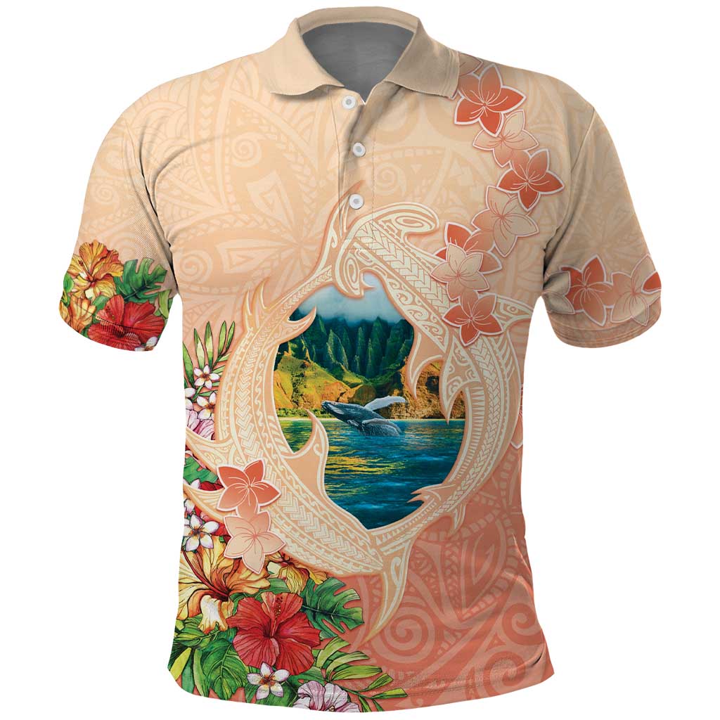 Hawaii Kauai Na Pali Coast Landscape Polo Shirt