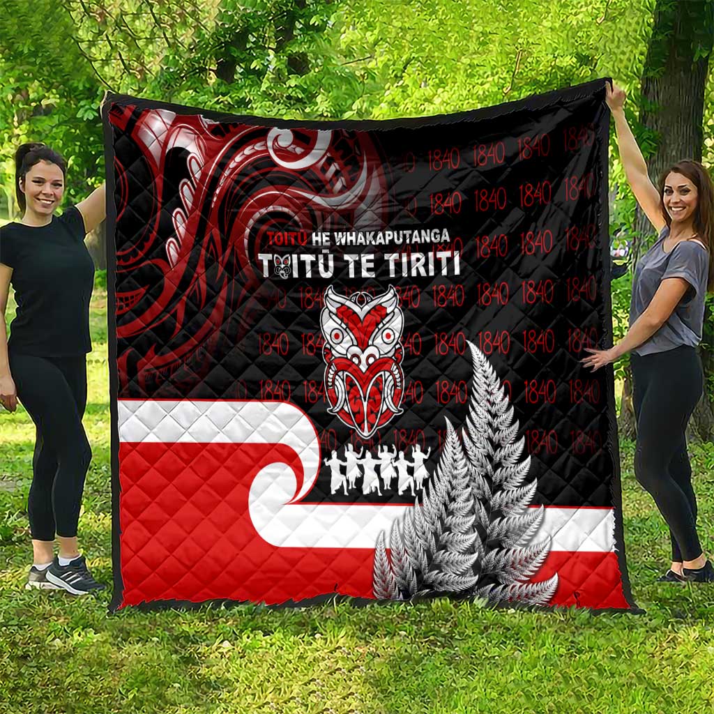 Aotearoa Toitu He Whakaputanga Quilt Toitu Te Tiriti O Waitangi LT05 - Polynesian Pride