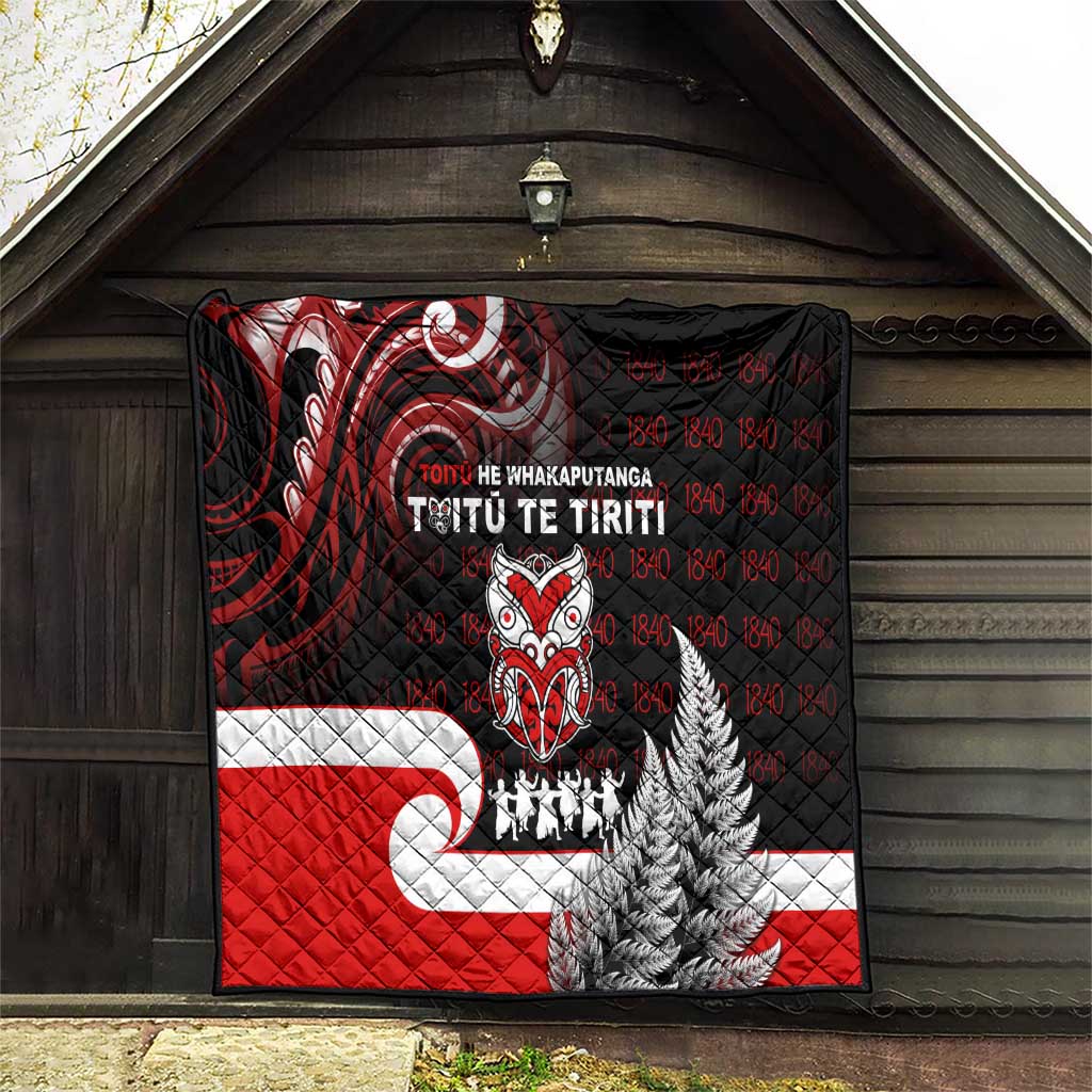 Aotearoa Toitu He Whakaputanga Quilt Toitu Te Tiriti O Waitangi LT05 - Polynesian Pride