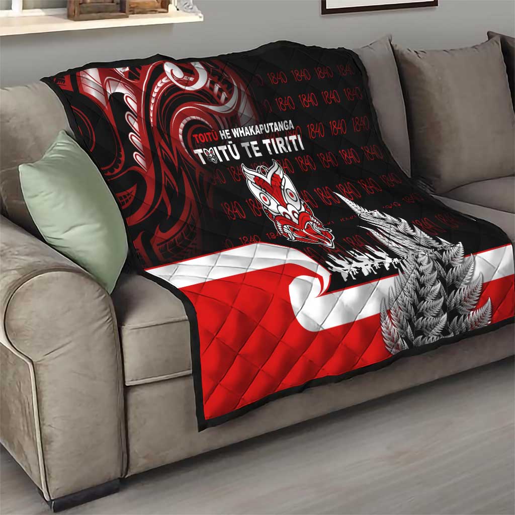 Aotearoa Toitu He Whakaputanga Quilt Toitu Te Tiriti O Waitangi LT05 - Polynesian Pride
