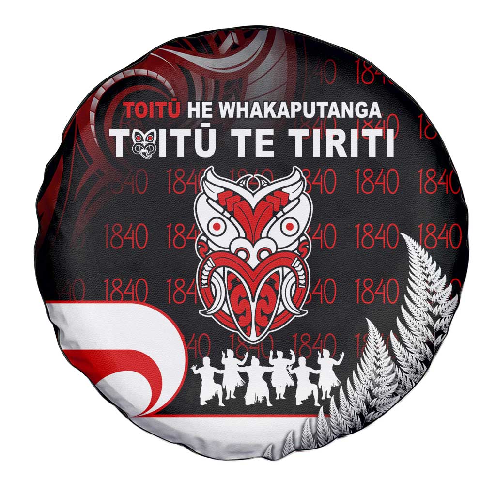 Aotearoa Toitu He Whakaputanga Spare Tire Cover Toitu Te Tiriti O Waitangi