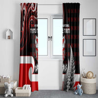 Aotearoa Toitu He Whakaputanga Window Curtain Toitu Te Tiriti O Waitangi