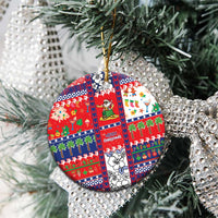 Wallis And Futuna Christmas Ceramic Ornament Festive Beach Vibes - Polynesian Pride