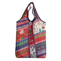 Wallis And Futuna Christmas Grocery Bag Festive Beach Vibes - Polynesian Pride