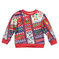 Wallis And Futuna Christmas Kid Ugly Christmas Sweater Festive Beach Vibes - Polynesian Pride