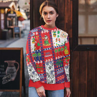 Wallis And Futuna Christmas Ugly Christmas Sweater Festive Beach Vibes - Polynesian Pride