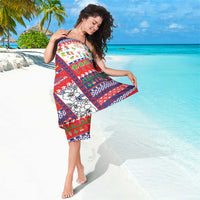 Wallis And Futuna Christmas Sarong Festive Beach Vibes - Polynesian Pride