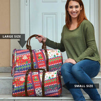 Wallis And Futuna Christmas Travel Bag Festive Beach Vibes - Polynesian Pride