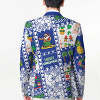 Northern Mariana Islands Christmas Blazer Festive Beach Vibes - Polynesian Pride