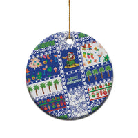 Northern Mariana Islands Christmas Ceramic Ornament Festive Beach Vibes - Polynesian Pride