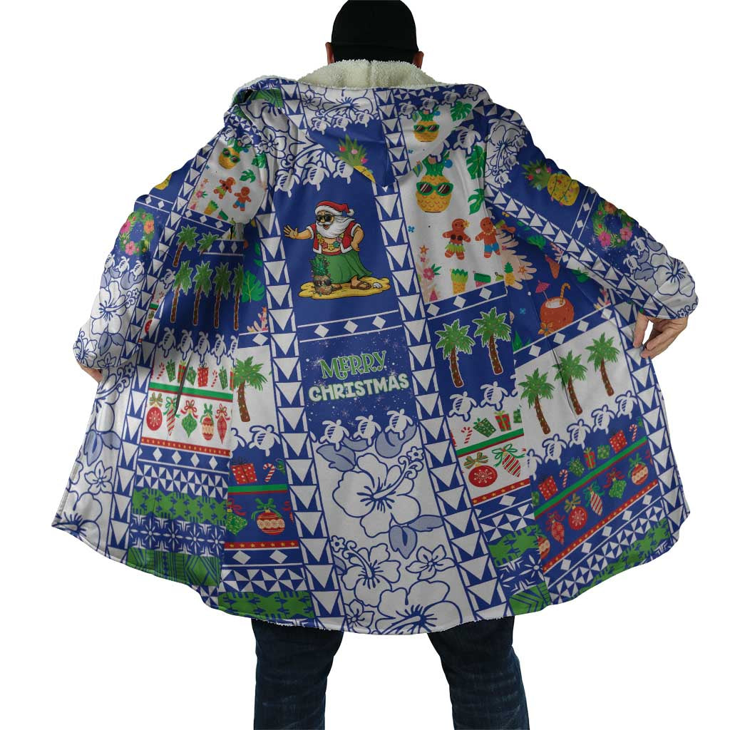 Northern Mariana Islands Christmas Cloak Festive Beach Vibes - Polynesian Pride