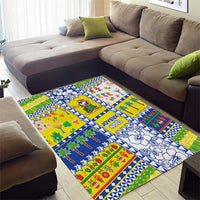 New Caledonia Christmas Area Rug Festive Beach Vibes - Polynesian Pride