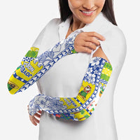 New Caledonia Christmas Arm Sleeves Festive Beach Vibes - Polynesian Pride