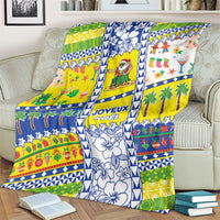 New Caledonia Christmas Blanket Festive Beach Vibes - Polynesian Pride