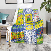 New Caledonia Christmas Blanket Festive Beach Vibes - Polynesian Pride
