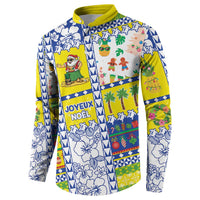 New Caledonia Christmas Button Sweatshirt Festive Beach Vibes - Polynesian Pride